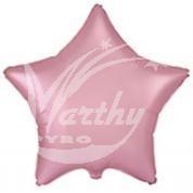 Balón fóliový 45 cm Hvězda - pastelová růžová